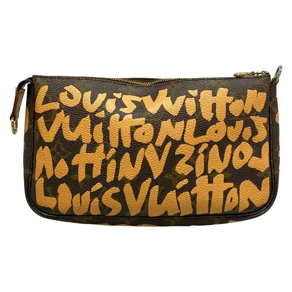 Louis Vuitton Pochette Accessoires Monogram Graffiti Handbag M92193